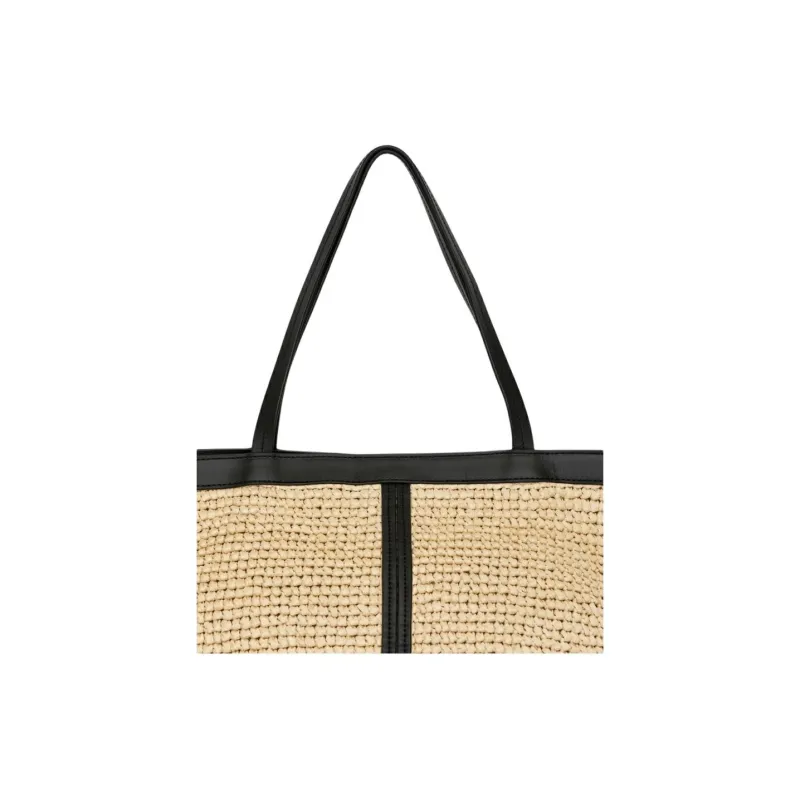 ARKET Paper Handbag, Shoulder Bag Tubas Women's Beige-3
