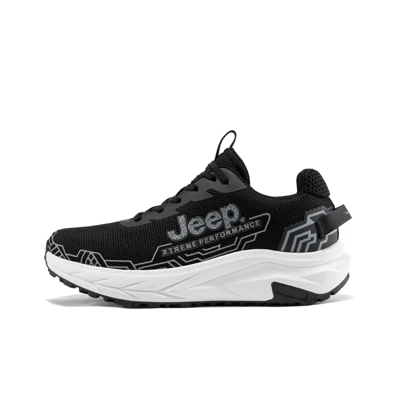 Jeep Outdoor Life Height Increasing Grip Abrasion Resistant Breathable Slip Resistant Low Top Hiking Shoes Men's-5