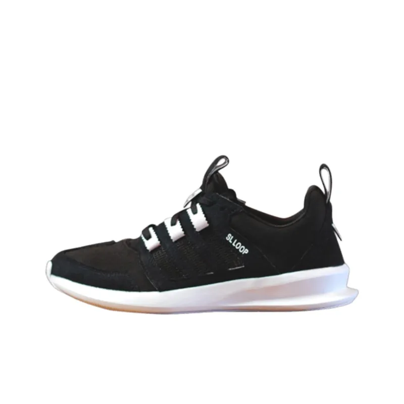 Adidas Originals Sl Loop Anti Slip Wear Resistant Low Top Running Shoes Men's Black-0