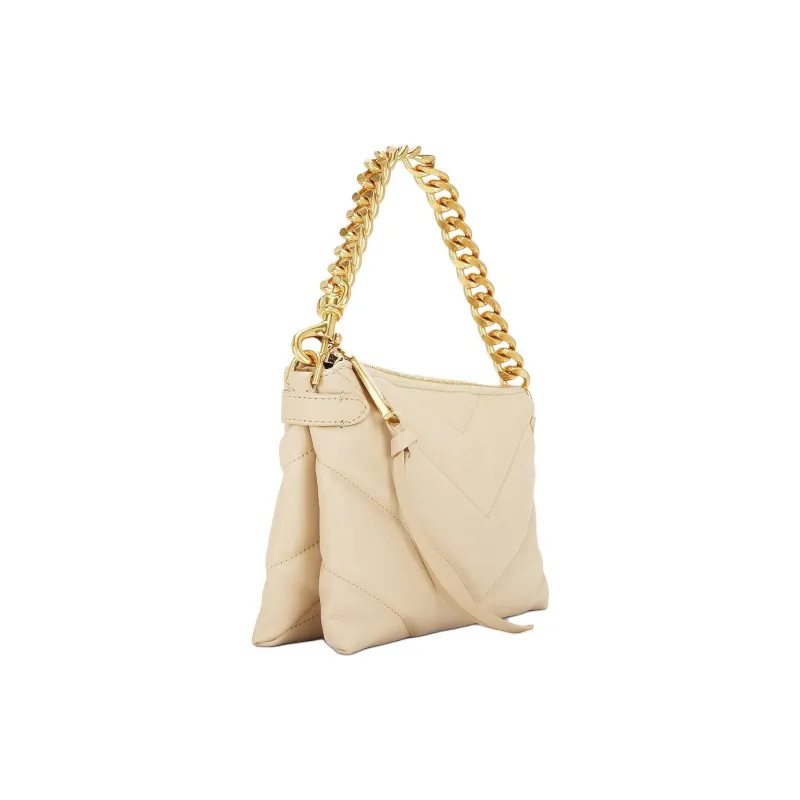 REBECCA MINKOFF Leather One Shoulder Handbag Women's Latte Coffee-2