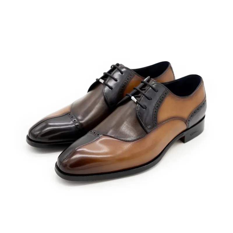 Satchi Dress Shoes, Derby Shoes Men's Yellow Gray-3