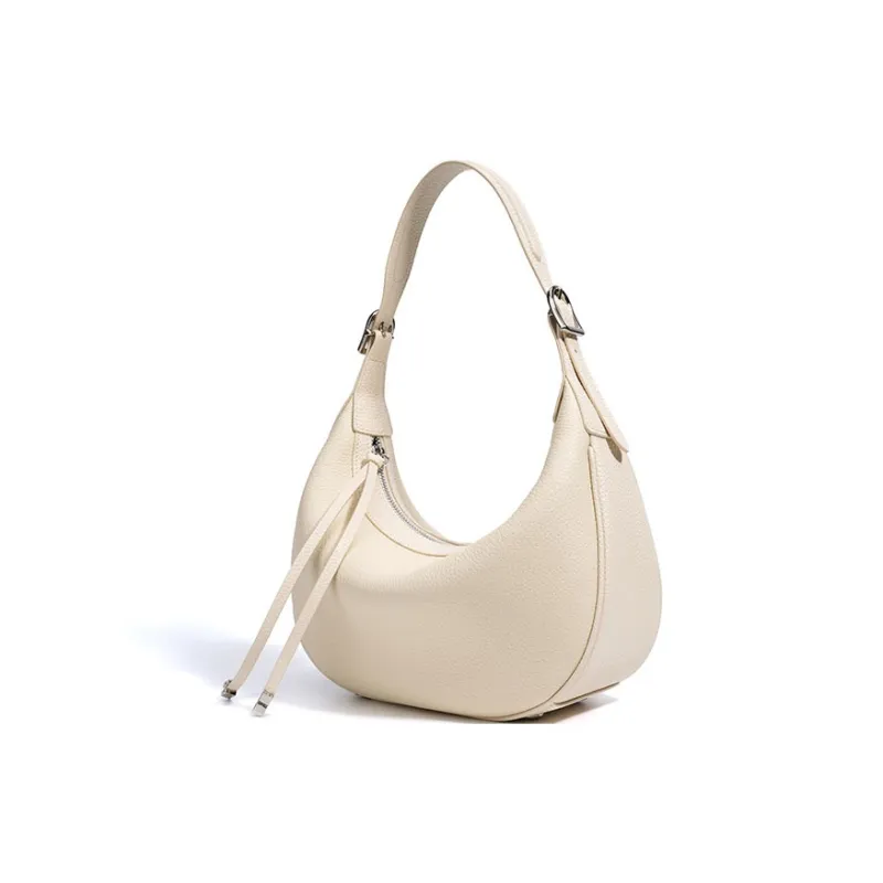 VANDEE Cow Leather Crescent Bag Handbag, Shoulder Bag Women's Multicolor-5