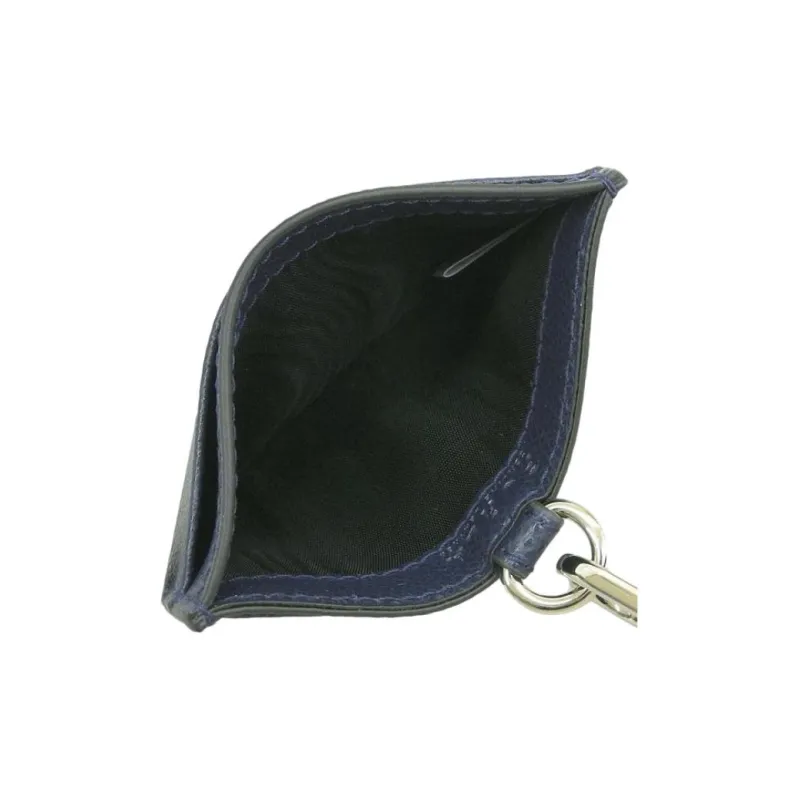 Furla Leather Card Holder Women's Mediterranean Blue-3