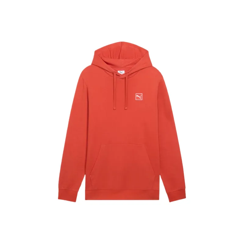 PUMA EssentialsElevated Hoodie Sweatshirt Men's Orange-0