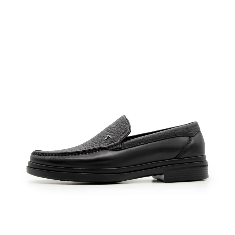 Satchi Business Slip on, Dress Shoes Men's Black-0