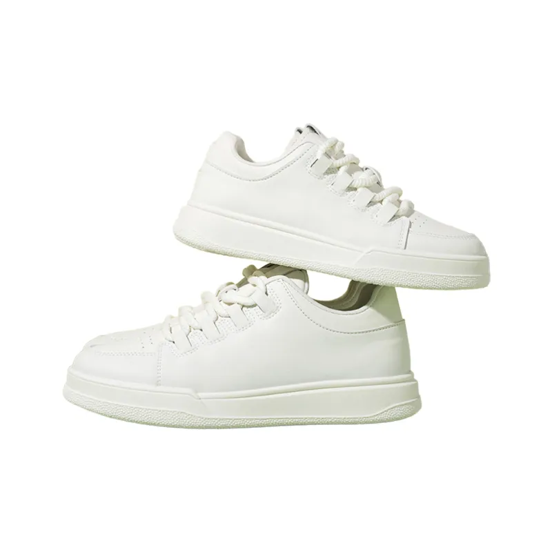 CHARLIE GOLF Anti Slip Wear Resistant Low Top Skateboard Shoes Women's White-2