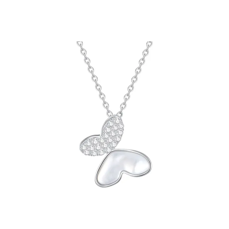 QIDUYINSHI S925 Silver Necklaces Women's-0