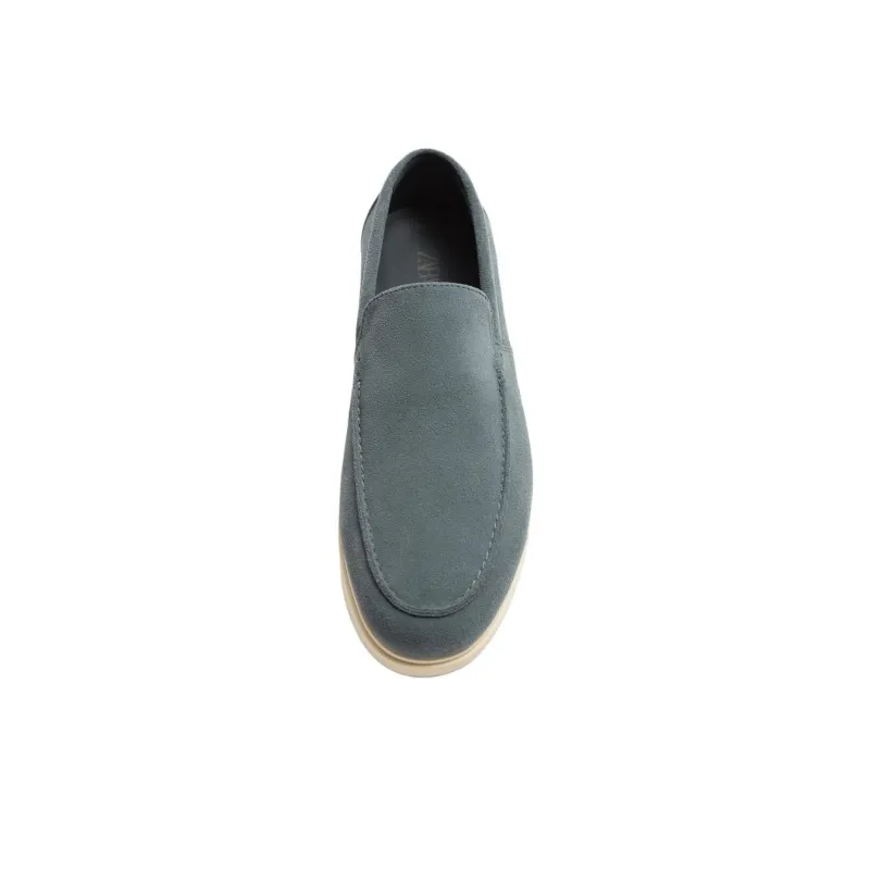 ZARA Loafers Men Blue-3