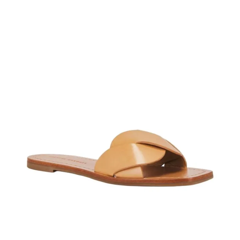 Loeffler Randall Slide Slippers Women's Brown-2