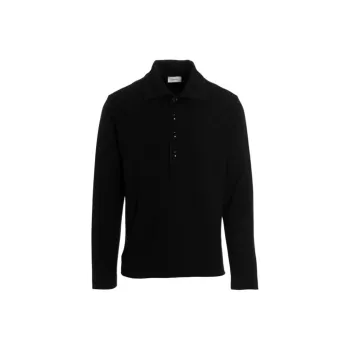 Lemaire Polo Shirts Men Black