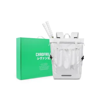 CHAOFANJI Oxford Cation Backpack Unisex White/Black