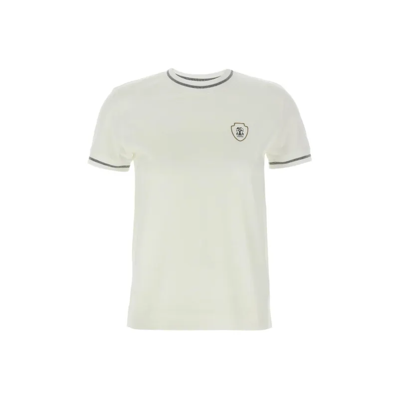 Brunello Cucinelli Logo print T shirt-0