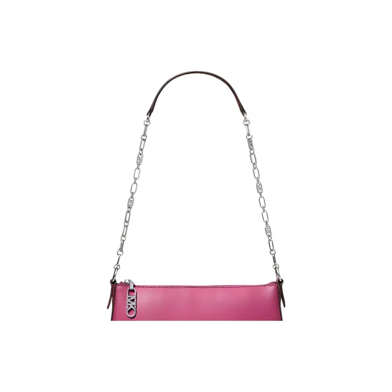 MICHAEL KORS Smooth Leather Handbag Shoulder Bag Women's Dark Purple Red-3
