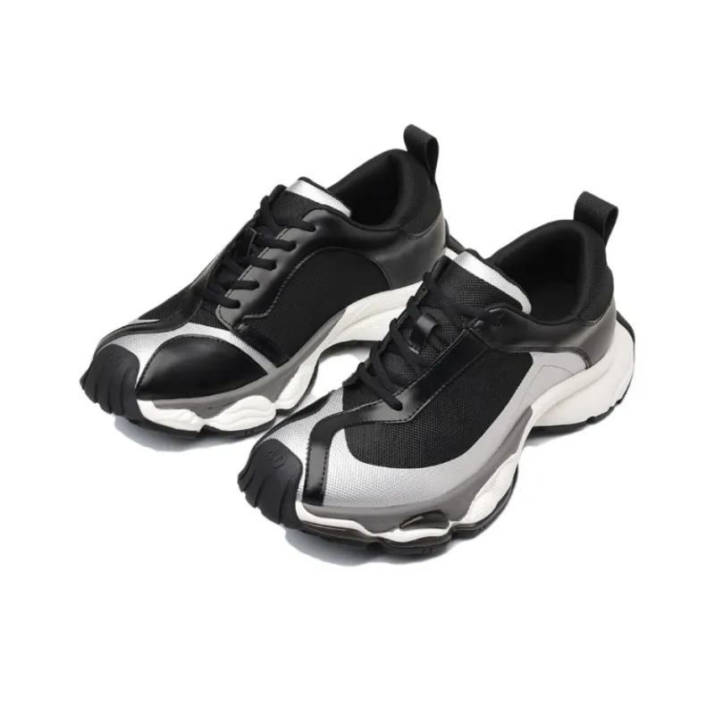 POPULAR ROUSE PR Mid Top Chunky Sneakers Men's-17