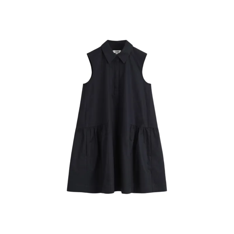 COS Sleeveless Dresses Women's Navy Blue-0
