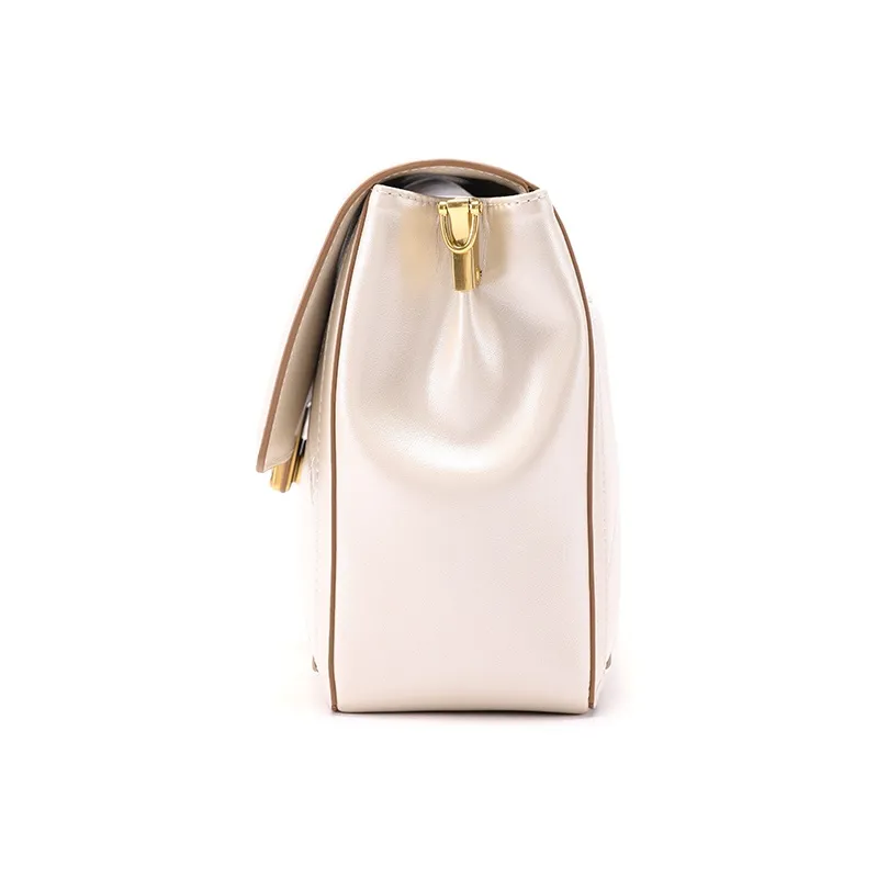Montagut Sheepskin Shoulder Bag Women's Ice Coffee-8