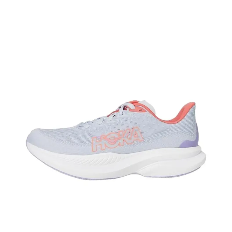 HOKA ONE ONE MACH 6 Anti Slip Wear Resistant Low Top Running Shoes Women's Blue-0