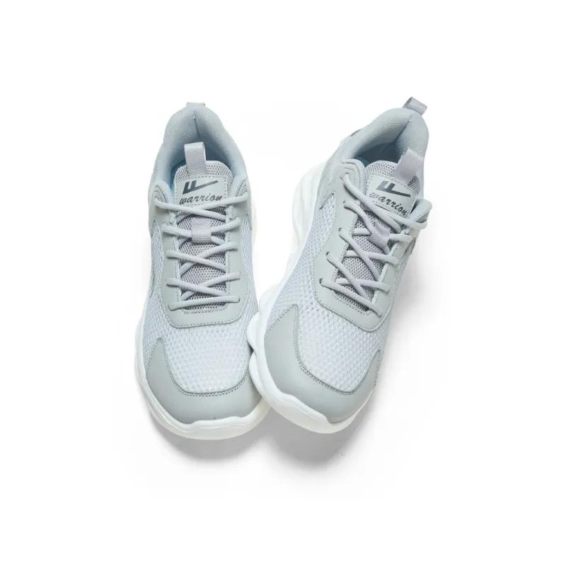 WARRIOR Running Shoes Men Low Top Gray-4