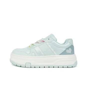 Warrior Cushioning, Balance, And Breathable Design Low Top Skateboard Shoes Women's Cyan