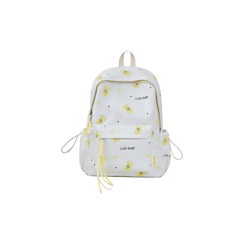 Kewuku Nylon Backpack Unisex Multicolor-11