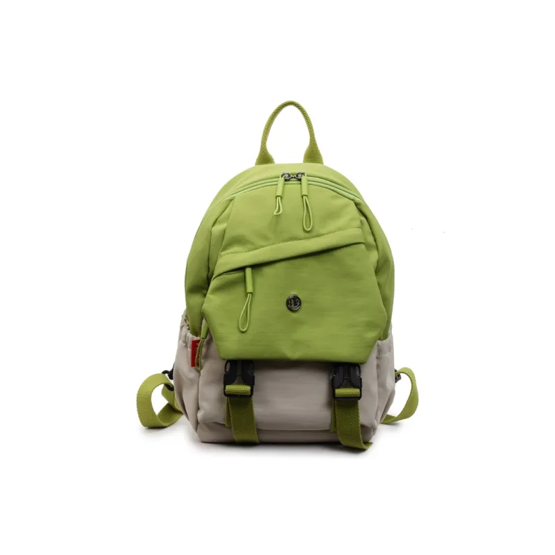 ZOGA Fabric Backpack Regular Unisex Green/Pink/Gray-0
