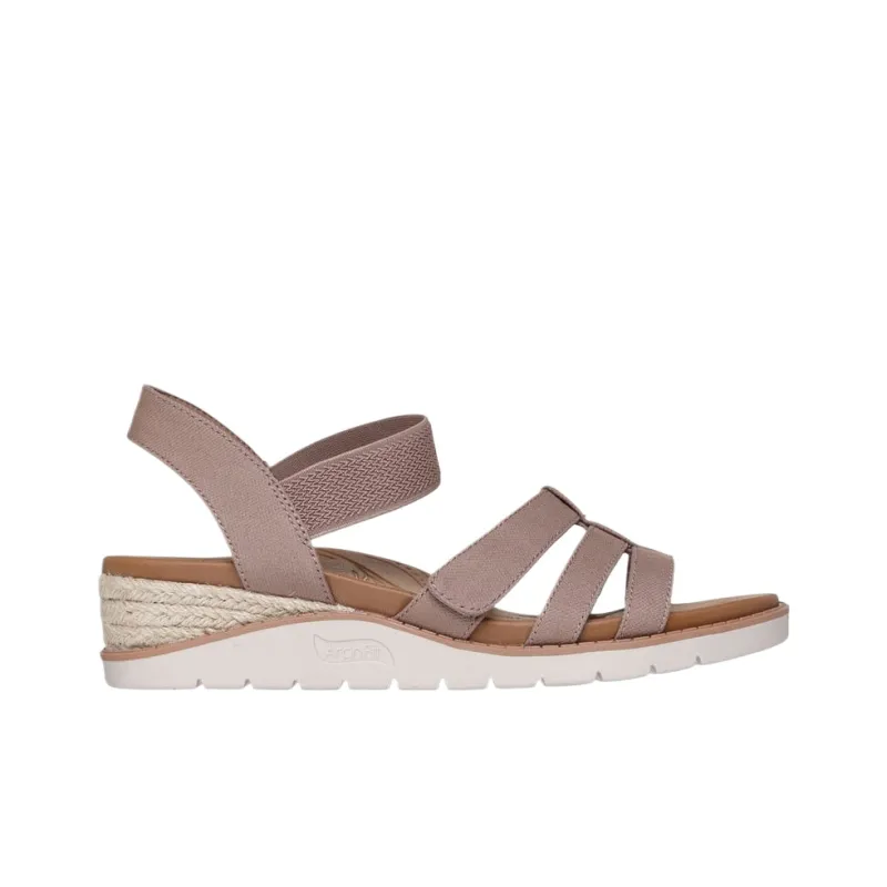 Skechers BOBS Arch Fit Beach Kiss Beach Sandals Women's Taupe-1