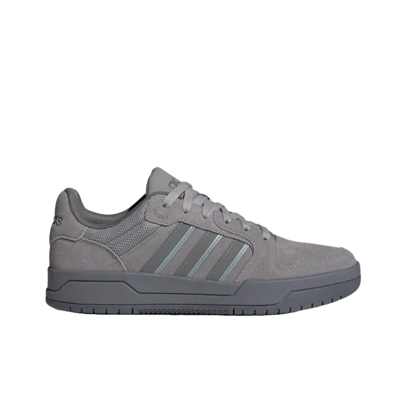 Adidas ENTRAP Anti Slip Wear Resistant Low Top Skateboard Shoes Unisex Gray-1
