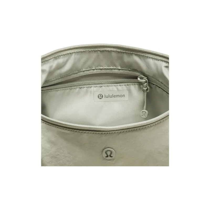 Lululemon Nylon Crossbody Bag, Shoulder Bag Regular Unisex Mist Green-3