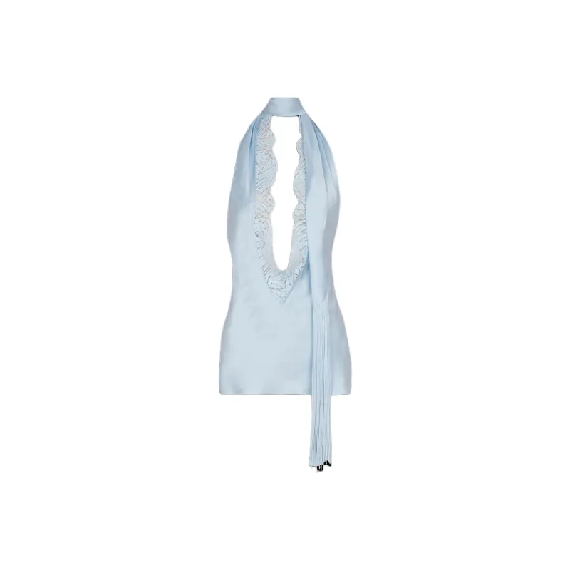 BALMAIN SS25 Camisole Women's Blue-0