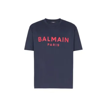 BALMAIN Logo print T shirt