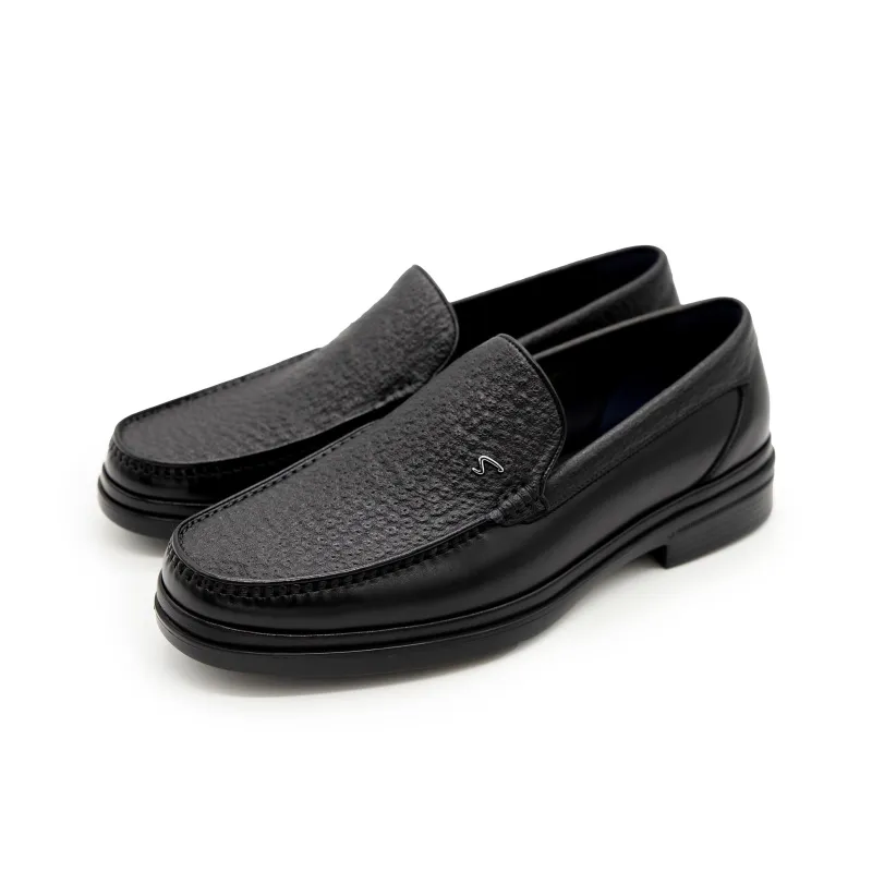 Satchi Business Slip on, Dress Shoes Men's Black-5