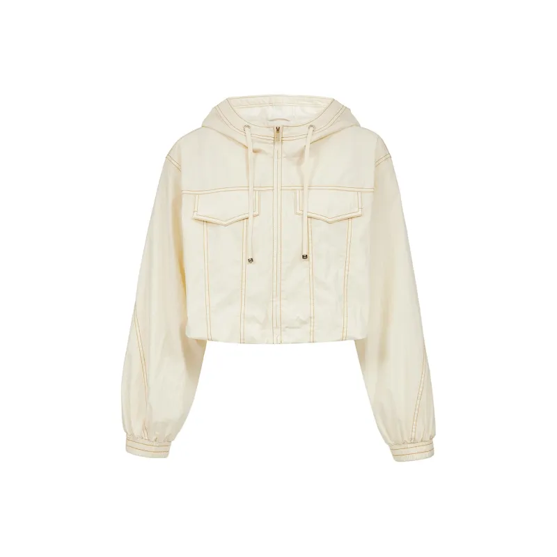 ONLY Cropped Coats Women's A06 Ancient White-0