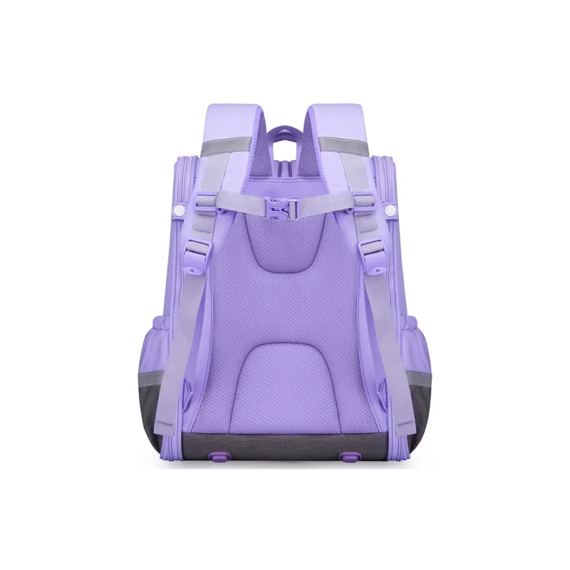 EDISON Oxford Student Bag Kids' Light Pink/Light Purple/Royal Blue-7