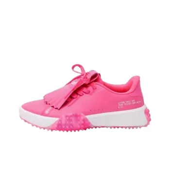 GFORE Slip Resistant, Abrasion Resistant, Waterproof Low Top Golf Shoes Women's Rose Red