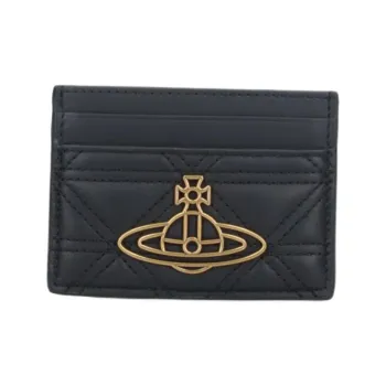 Vivienne Westwood Lambskin Card Holder Women's Black