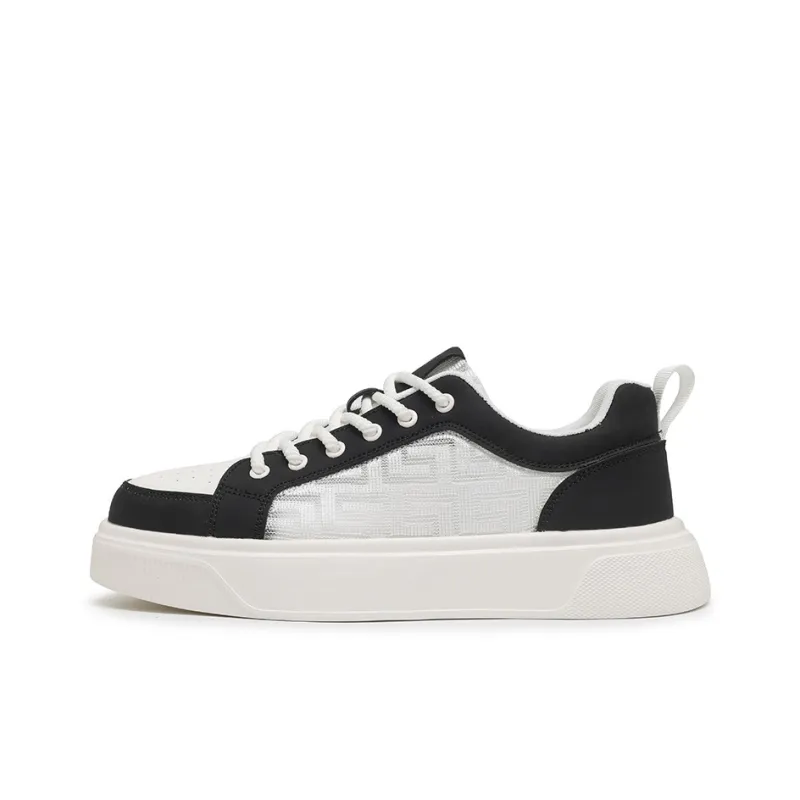 X ZONE Lightweight Breathable Height Increasing Low Top Skateboard Shoes Unisex-0