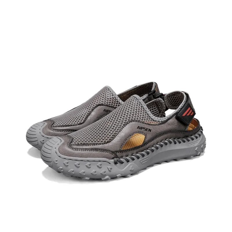 AIPSEN River Trekking Shoes Men's Gray-2