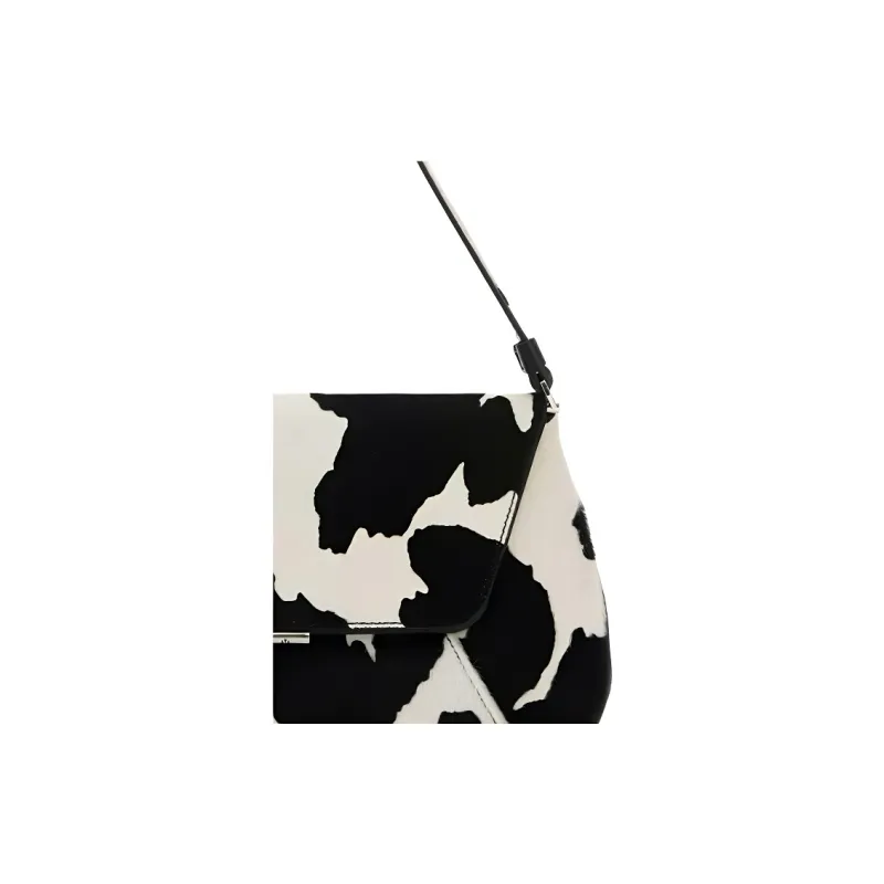 AMINA MUADDI Cow Printed Shoulder Bag-3