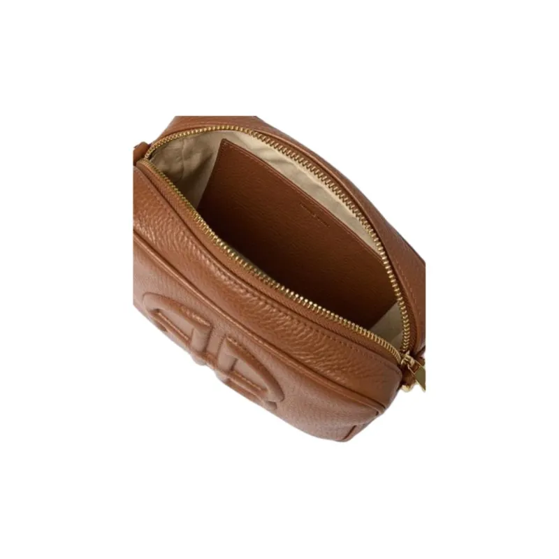Anine Bing Calfskin Crossbody One Shoulder Handbag Women's Brown-3