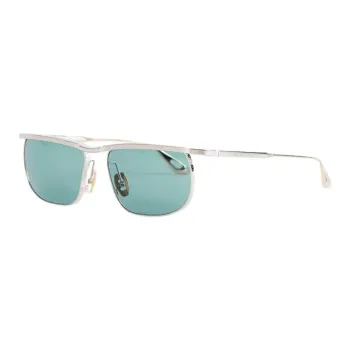 JACQUES MARIE MAGE Β Titanium Alloy Irregular Shape Sunglasses Women's Silver