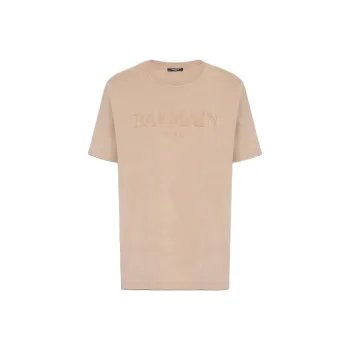 BALMAIN T Shirts Men Brown