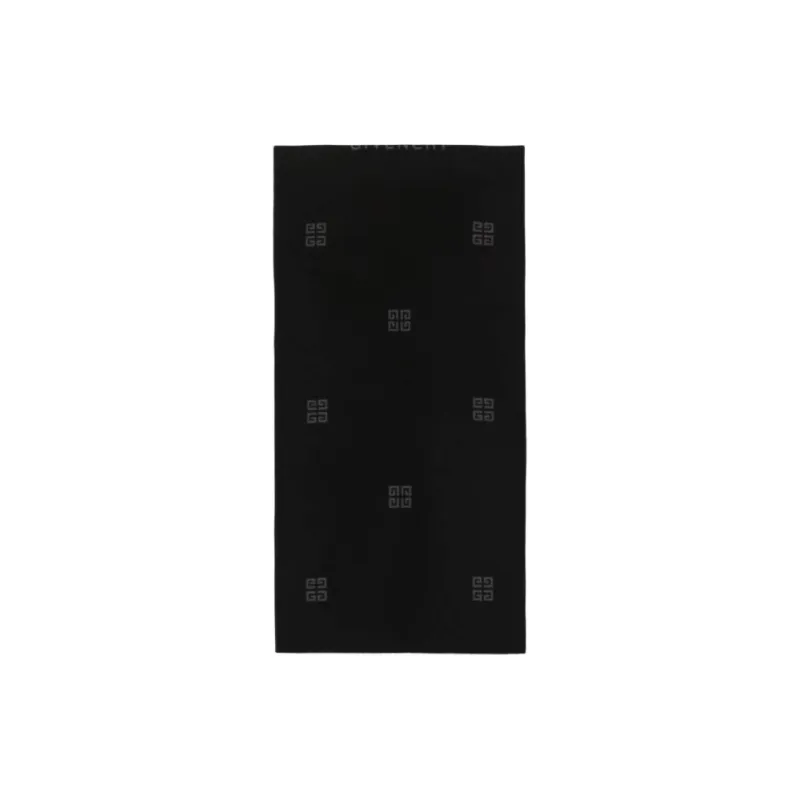 Givenchy   Knit Scarves Men's Black-0