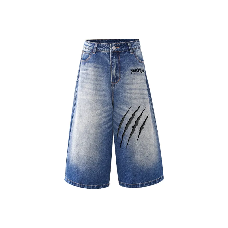 SOIE Denim Shorts Unisex-5