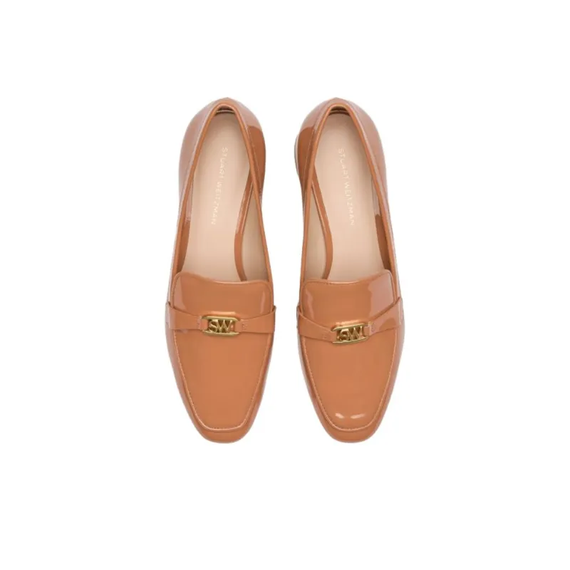 Stuart Weitzman/SW WYLIE Chunky Heel High Heels 4.5cm Women's Brown-4
