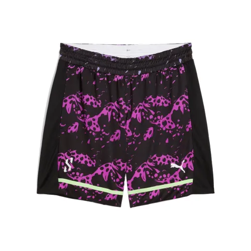 PUMA Shorts De Básquetbol Para Hombre Scoot Purple Lab