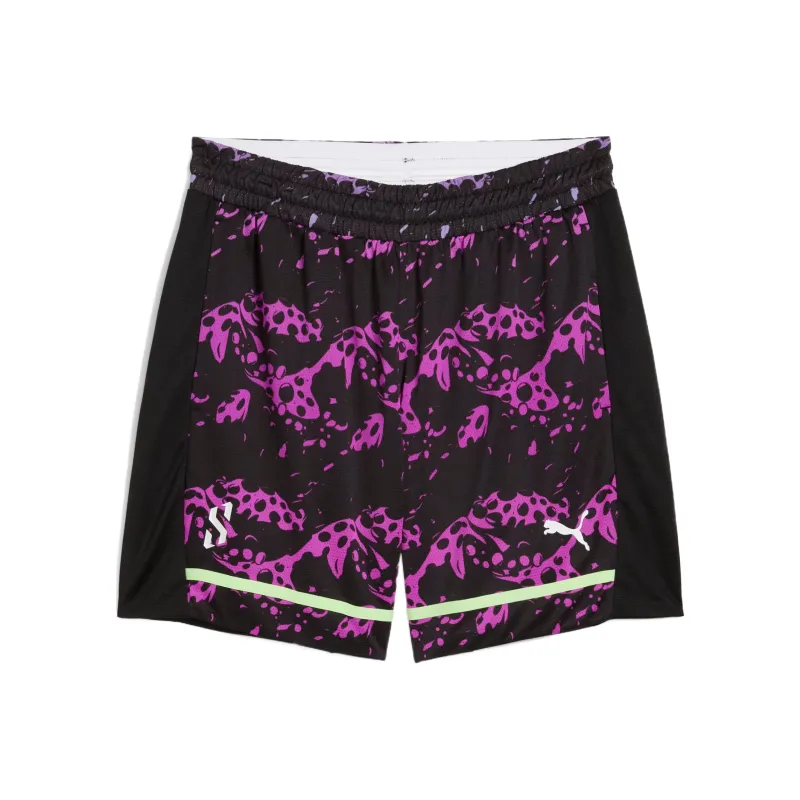 PUMA Shorts De Básquetbol Para Hombre Scoot Purple Lab-0