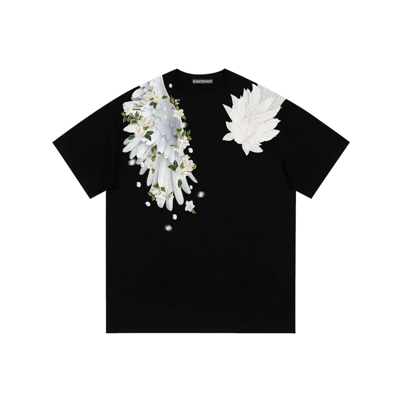 SUNSETMONENT Short Sleeved T Shirts Unisex-0