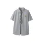 [Japanese Style Preppy Style]Light Gray (B Cell Phone Bear Chest Logo)