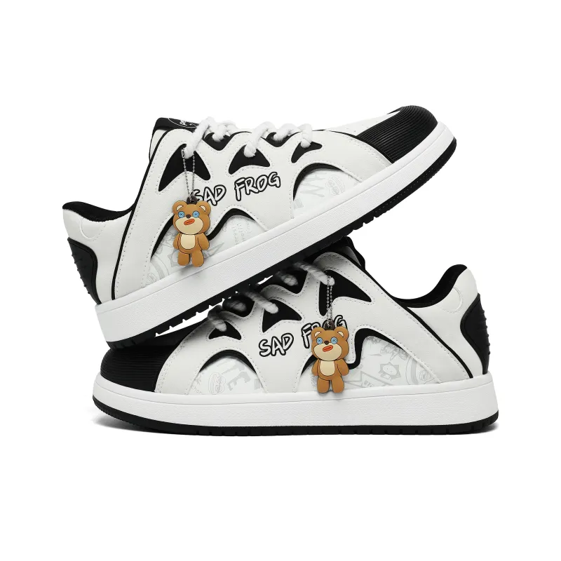 Pepe The Frog Low Top Skateboard Shoes Unisex-2