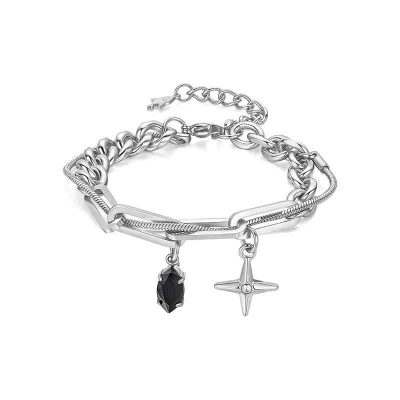 FAIRWHALE Titanium Steel Bracelets Unisex-0